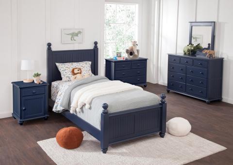 COTTAGE DENIM TWIN BEDROOM